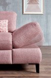 Carolina-C-XC von Poco - Ecksofa Variante links altrosa