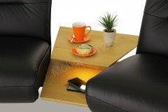 4905 von Himolla - Trapez-Sofa espresso