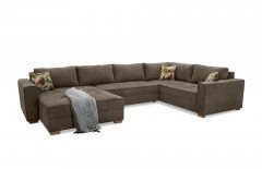 Bozen aus der Kollektion Letz - Polstergarnitur Variante rechts braun