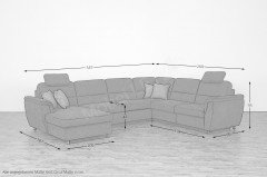 Deva von Grant Factory - Sofalandschaft rechts braun