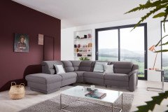 1505 von Himolla - Polstersofa Ausführung links grey