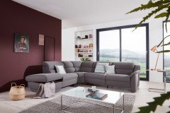 1505 von Himolla - Polstersofa Ausführung links grey