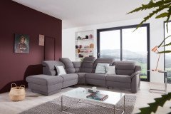 1505 von Himolla - Polstersofa Ausführung links grey