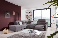 1505 von Himolla - Polstersofa Ausführung links grey