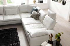 16540 Valentinoo von Willi Schillig - Ledergarnitur rechts cream white