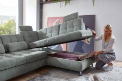 MP-IN20016 von Megapol - Ecksofa Variante rechts steel