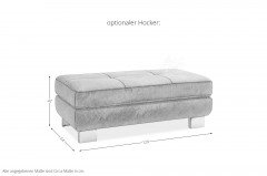 MP-IN20040 von Megapol - Wohnlandschaft Variante rechts grau