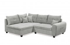 Lea-LE20 von ED-Lifestyle - Eckcouch links schlamm