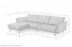 MP-IN20041 von Megapol - Ecksofa Variante links smoke