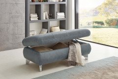 PN-IN18012 von Polinova - Ledersofa Ausführung rechts steel