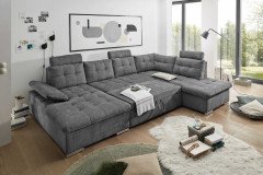 Bries aus der Kollektion Letz - Polstergarnitur dark grey