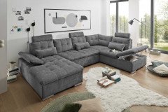 Bries aus der Kollektion Letz - Polstergarnitur dark grey