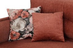 Lazio von Benformato - Eckgarnitur links koralle