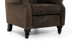 Amazonas-LE21 von GUTMANN - Ohrensessel dunkelbraun