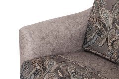 Ancona von Schröno - Polstergarnitur grau-braun