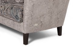 Ancona von Schröno - Polstergarnitur grau-braun