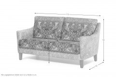 Ancona von Schröno - Polstergarnitur grau-braun