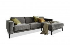 Rolf-LE21 von Vilmers - Eckcouch rechts ash