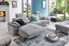 1096 von Carina - Eckcouch Variante links frost-grey