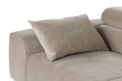 Cleveland von Candy - Ecksofa Ausführung rechts silver