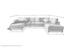 Larvik von Vilmers - Sofalandschaft rechts beige