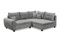 Libeo aus der Kollektion Letz - Polsterecke rechts dark grey