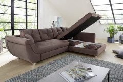 Maranello von Job - Ecksofa Ausführung rechts braun