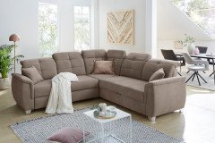 Udine von Job - Ecksofa hellbraun