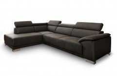 Amalfi von Candy - Ecksofa Ausführung links caviar