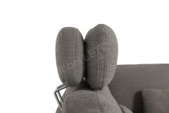 Twister-LE19 von Candy - Ecksofa Ausführung rechts anthrazit