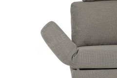 Twister-LE19 von Candy - Ecksofa Ausführung rechts anthrazit