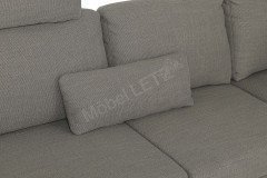 Twister-LE19 von Candy - Ecksofa Ausführung rechts anthrazit