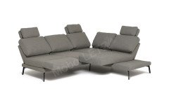 Twister-LE19 von Candy - Ecksofa Ausführung rechts anthrazit