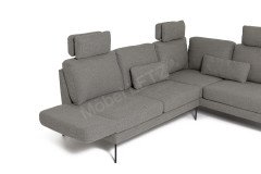 Twister-LE19 von Candy - Ecksofa Ausführung rechts anthrazit