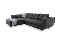 Mirabella aus der Kollektion Letz - Eckcouch Variante links dunkelgrau