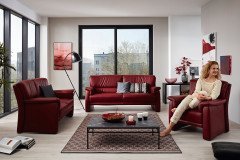 9002 von Himolla - Leder-Ensemble campari