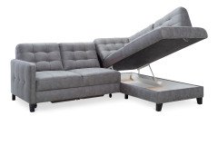 Elio von Exxpo - Eckcouch Ausführung rechts grey