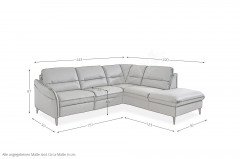 ZE-EM20034 von Zehdenick - Ecksofa Variante rechts slate
