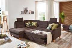 Farö von Sit & More - Ecksofa Variante links espresso