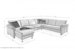 ZE-EM19088 von Zehdenick - Wohnlandschaft Variante rechts camel