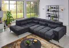 Inside von AZ Iwaniccy - Polstersofa links anthrazit