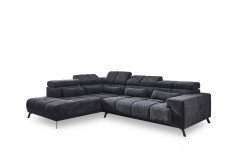 Inside von AZ Iwaniccy - Polstersofa links anthrazit