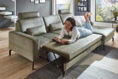 MP-IN20110 von Megapol - Ecksofa Variante rechts olive