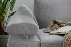 Lenny von ADA Mindful Living - Eckgarnitur rechts hellgrau