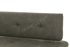 Step Two von K+W Polstermöbel - Eckbank mit Kufen in Edelstahloptik