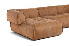 Vivo von Easy Sofa - Ecksofa Ausführung links camel