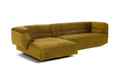Opal von Easy Sofa - Polstergarnitur Ausführung links olive