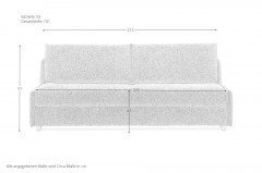 Grande von Bali - Schlafsofa grün