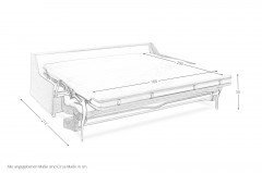 Grande von Bali - Schlafsofa grün