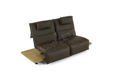 KOINOR Edit 2 - Ledersofa schoko
